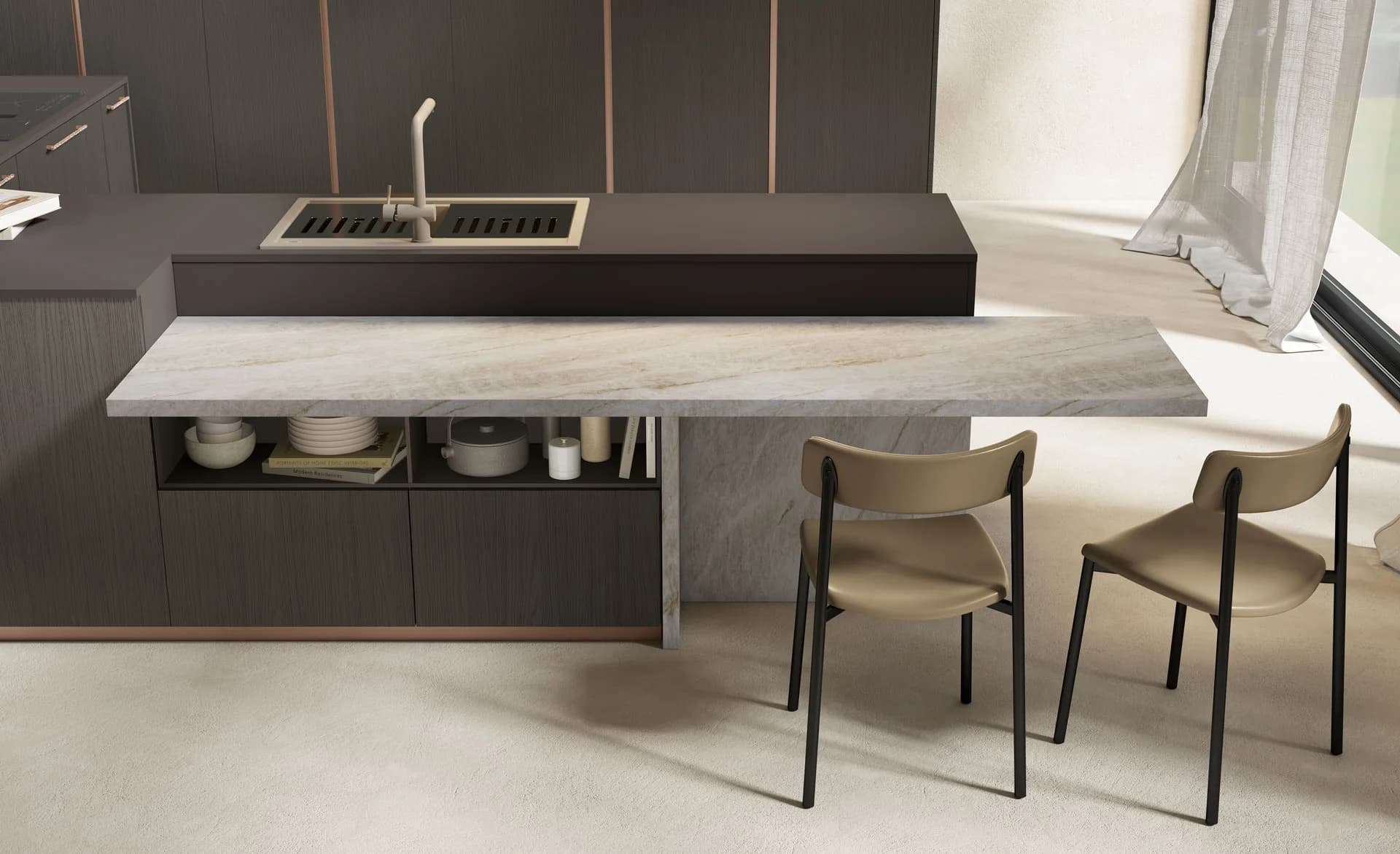 Dettaglio ante cucina Brera Cucine LUBE
